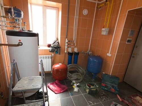 Газовая котельная в доме в Заславле